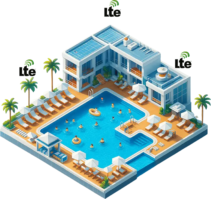 REDES PRIVADAS E IOT PARA HOTÉIS E RESORTS​